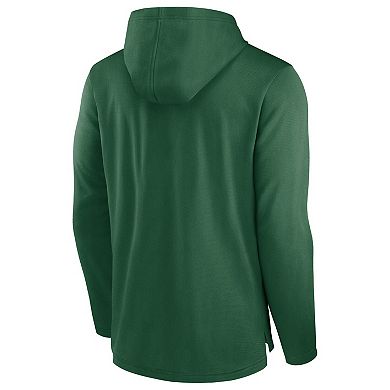 Men's Nike Green New York Jets Lightweight Performance Hooded Long Sleeve T-Shirt