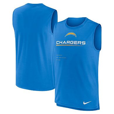 Men's Nike Powder Blue Los Angeles Chargers Muscle Trainer Tank Top