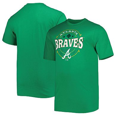 Men's Kelly Green Atlanta Braves Big & Tall Celtic T-Shirt