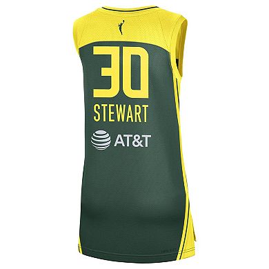 Women's Nike Breanna Stewart Green Seattle Storm 2021 Explorer Edition Victory Player Jersey