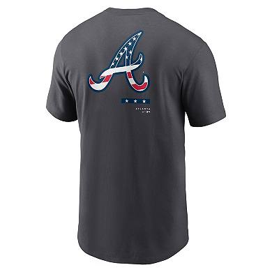 Men's Nike Anthracite Atlanta Braves Americana T-Shirt