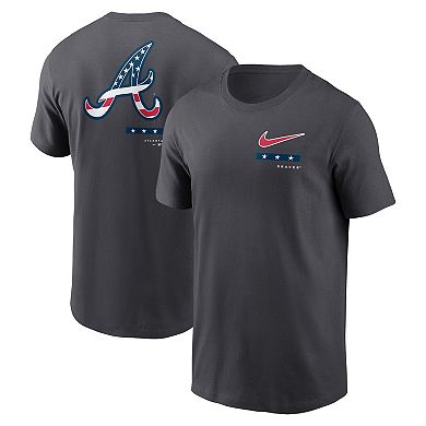 Men's Nike Anthracite Atlanta Braves Americana T-Shirt