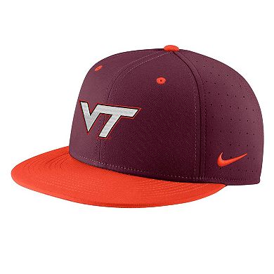 Men's Nike Maroon Virginia Tech Hokies Aero True Baseball Performance Fitted Hat