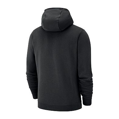 Men's Nike Black Virginia Cavaliers Dark Mode 2.0 Club Fleece Full-Zip Hoodie