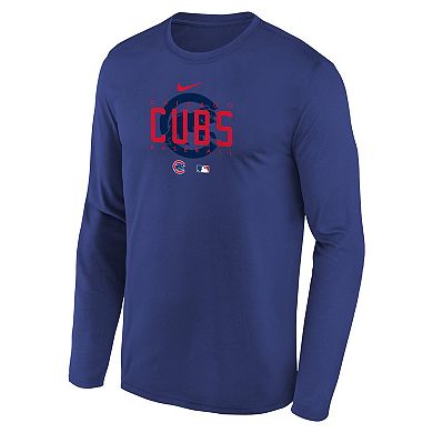 Youth Nike Royal Chicago Cubs Authentic Collection Legend Performance Long Sleeve T-Shirt