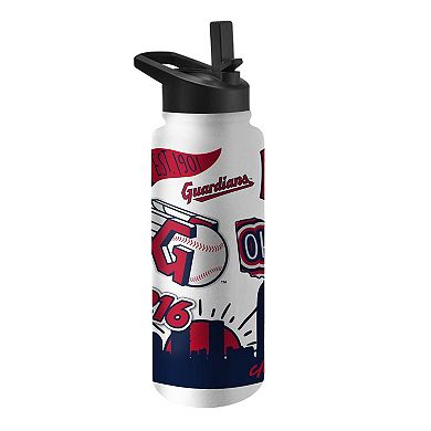 Cleveland Guardians 34oz. Native Quencher Bottle