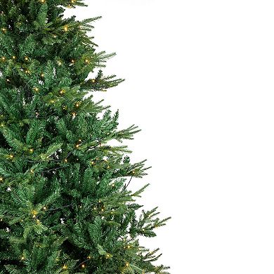 Northlight 7.5' Pre-Lit Juniper Pine Artificial Christmas Tree - Warm White LED Lights