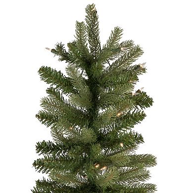 Northlight 7.5' Pre-Lit Wicklow Noble Fir Artificial Christmas Tree - Clear Lights