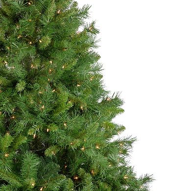 Northlight 7.5' Pre-Lit Chatham Pine Artificial Christmas Tree - Clear Lights