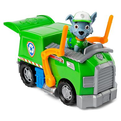 PAW Patrol Rocky’s Recycle Truck Vehicle with Collectible Rocky Figure