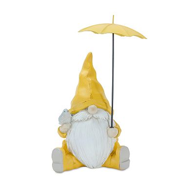 Melrose Umbrella Garden Gnome Table Decor 2-piece Set