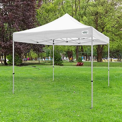 Caravan Canopy TitanShade 10 x 10 Steel Frame Portable Instant Canopy Kit, White