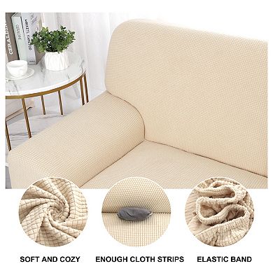 Jacquard Sofa Covers Strech Thick Couch Slipcover
