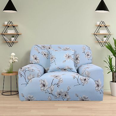 Armchair Contemporary Floral stretch sofa cover 1 Pc