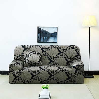 Stretch Sofa Cover Printed Couch Covers for Cushion Couch Slipcovers with One Free Pillowcase