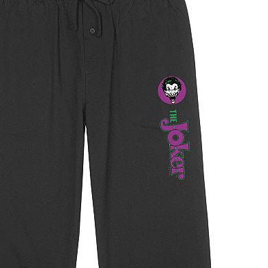 Men's DC Comics Batman The Joker Head & Logo Loungepants