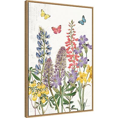 Amanti Art Easter Garden Floral VI Framed Canvas Wall Art 