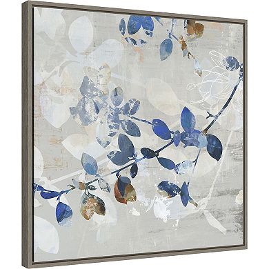 Amanti Art Golden Blue I Framed Canvas Wall Art