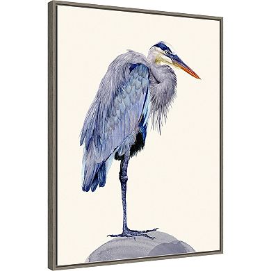 Amanti Art Heron Study II by Melissa Wang Framed Canvas Wall Art Print