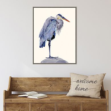 Amanti Art Heron Study II by Melissa Wang Framed Canvas Wall Art Print