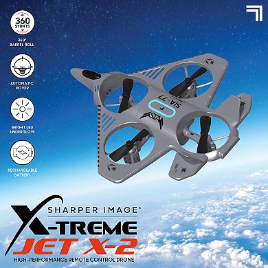 Sharper Image X-Treme Jet X-2 High-Performance Remote Control Drone