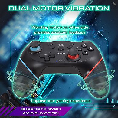 Wireless Pro Controller For Nintendo Switch /oled Gyro Axis Turbo Dual Vibration