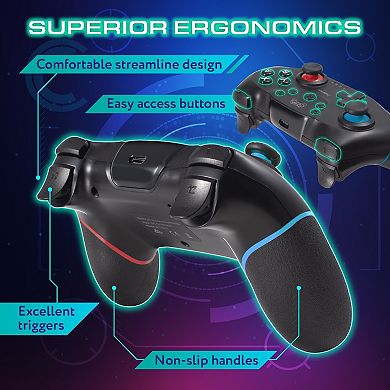 Wireless Pro Controller For Nintendo Switch /oled Gyro Axis Turbo Dual Vibration