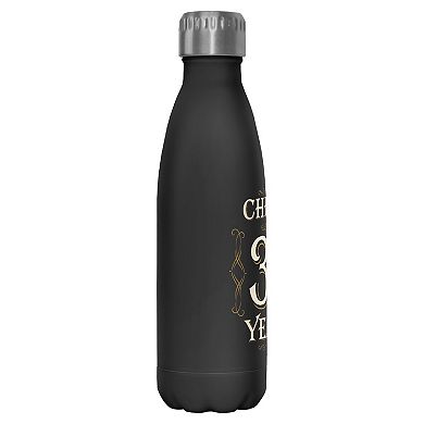 Cheers To 30 Years Badge 17-oz. Stainless Steel Bottle