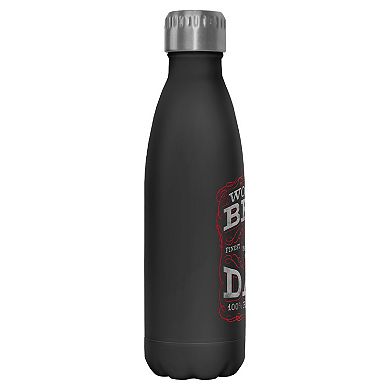 World's Best Dad Badge 17-oz. Stainless Steel Bottle