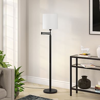 Finley & Sloane Moby Swing Arm Floor Lamp