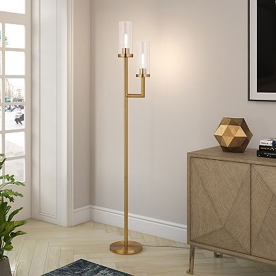 Finley & Sloane Basso 2-Light Torchiere Floor Lamp