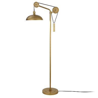 Finley & Sloane Neo Spoke Wheel Pulley System Floor Lamp