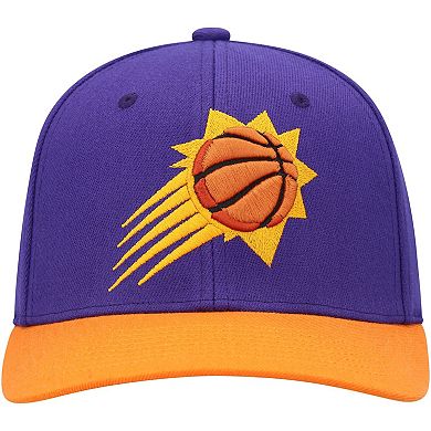 Men's Mitchell & Ness Purple/Orange Phoenix Suns MVP Team Two-Tone 2.0 Stretch-Snapback Hat