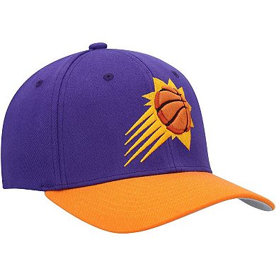 Men's Mitchell & Ness Purple/Orange Phoenix Suns MVP Team Two-Tone 2.0 Stretch-Snapback Hat