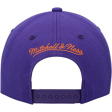 Men's Mitchell & Ness Purple/Orange Phoenix Suns MVP Team Two-Tone 2.0 Stretch-Snapback Hat