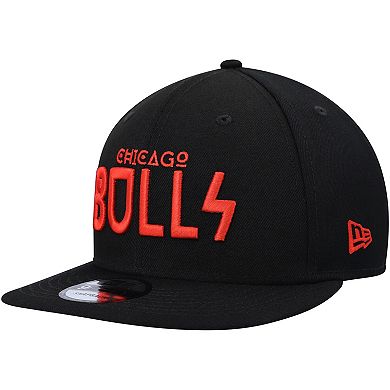 Men's New Era Black Chicago Bulls Rocker 9FIFTY Snapback Hat