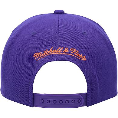 Men's Mitchell & Ness Purple Phoenix Suns Hardwood Classics Asian Heritage Scenic Snapback Hat