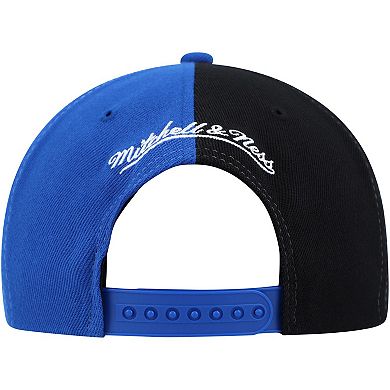 Men's Mitchell & Ness Blue New York Knicks Hardwood Classics Retroline Snapback Hat