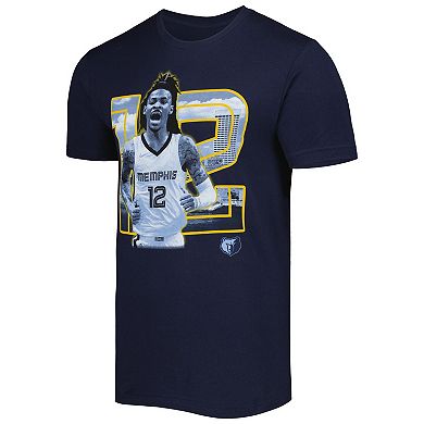 Unisex Stadium Essentials Ja Morant Navy Memphis Grizzlies Player Skyline T-Shirt