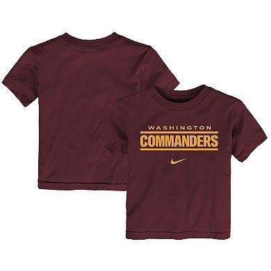 Toddler Nike Burgundy Washington Commanders Wordmark T-Shirt