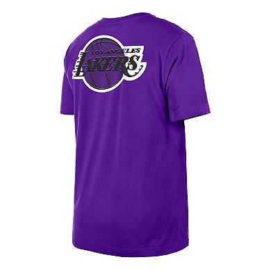 Men's New Era Purple Los Angeles Lakers 2022/23 City Edition Elite Pack T-Shirt