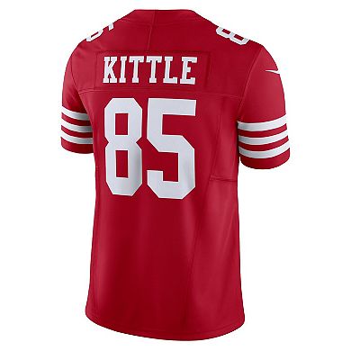 Men's Nike George Kittle Scarlet San Francisco 49ers Vapor F.U.S.E. Limited  Jersey