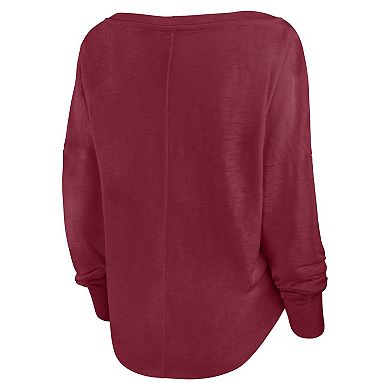 Women's Fanatics Branded Red Atlanta United FC Corner Kick Long Sleeve Fashion T-Shirt