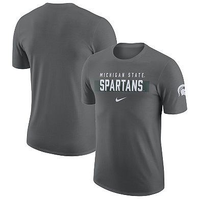 Men's Nike Gray Michigan State Spartans Campus Gametime T-Shirt