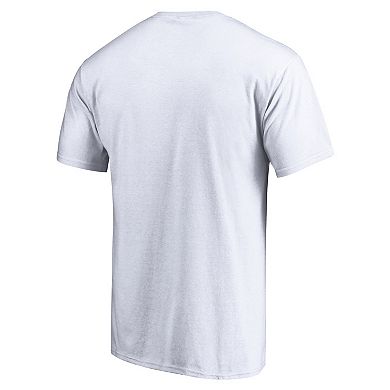 Men's Fanatics Branded White Dallas Mavericks Team City Pride T-Shirt