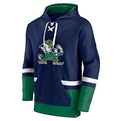 Men's Fanatics Branded Navy Notre Dame Fighting Irish First Battle Pullover Hoodie