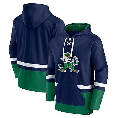 Men's Fanatics Branded Navy Notre Dame Fighting Irish First Battle Pullover Hoodie