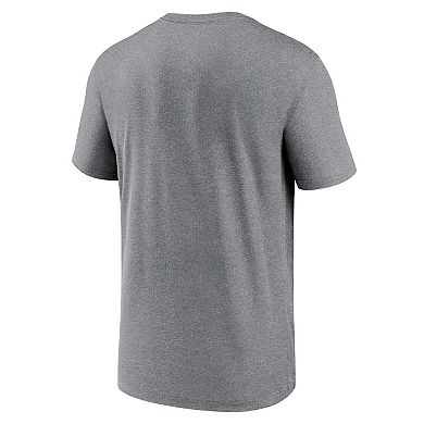 Men's Nike Heather Gray Minnesota Vikings Legend Team Shoutout Performance T-Shirt