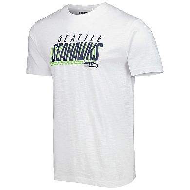 Men's Concepts Sport Charcoal/White Seattle Seahawks Downfield T-Shirt & Shorts Sleep Set
