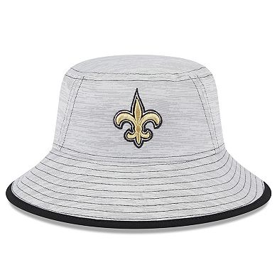 Men's New Era Gray New Orleans Saints Game Bucket Hat